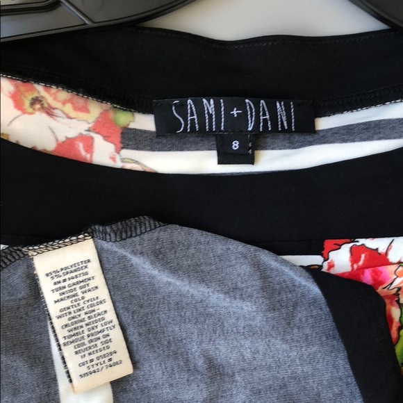 🆕🌺 Floral Print Striped Sheath Dress - Picture 6 of 6